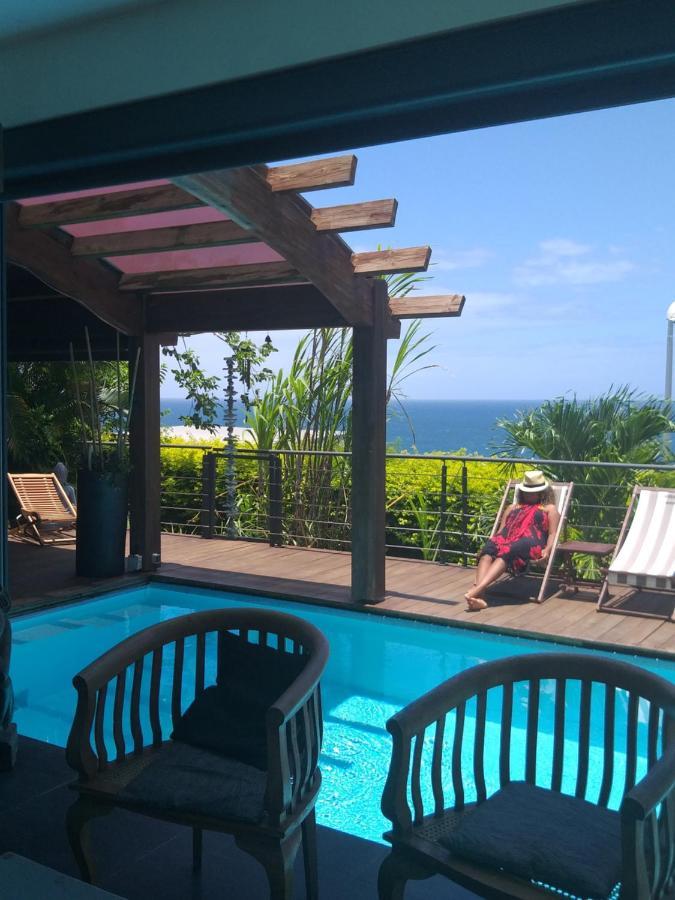 Suite Indigo Jacuzzi Prive Piscine Vue Mer Acces Cuisine Laverie Saint Pierre Buitenkant foto